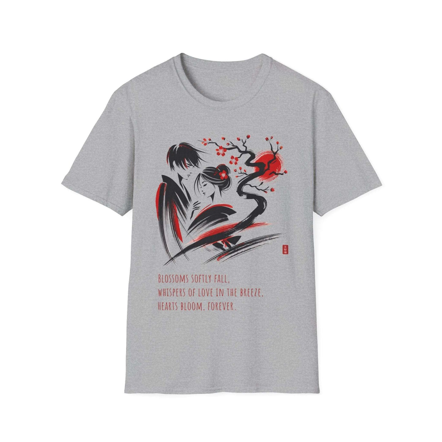 Japanese Unisex Softstyle T-Shirt - ROYAL WALL WHISPERS