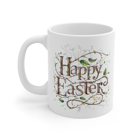 Gemstone Elegance Easter Blue Egg Mug - 02