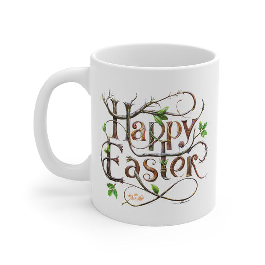 Gemstone Elegance Easter Red Egg Mug - 02