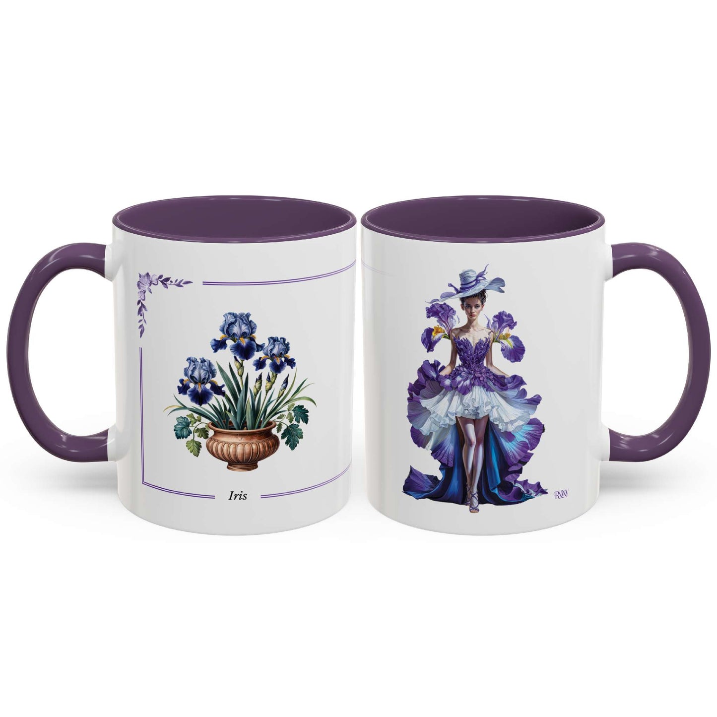 Iris Elegance Fashion Mug