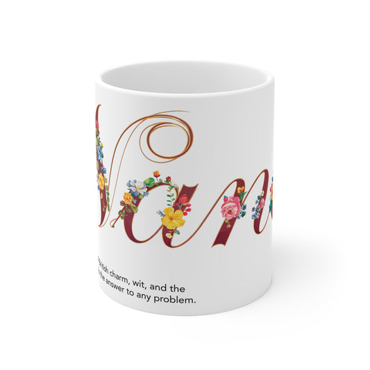 Nana Floral Mug - 02