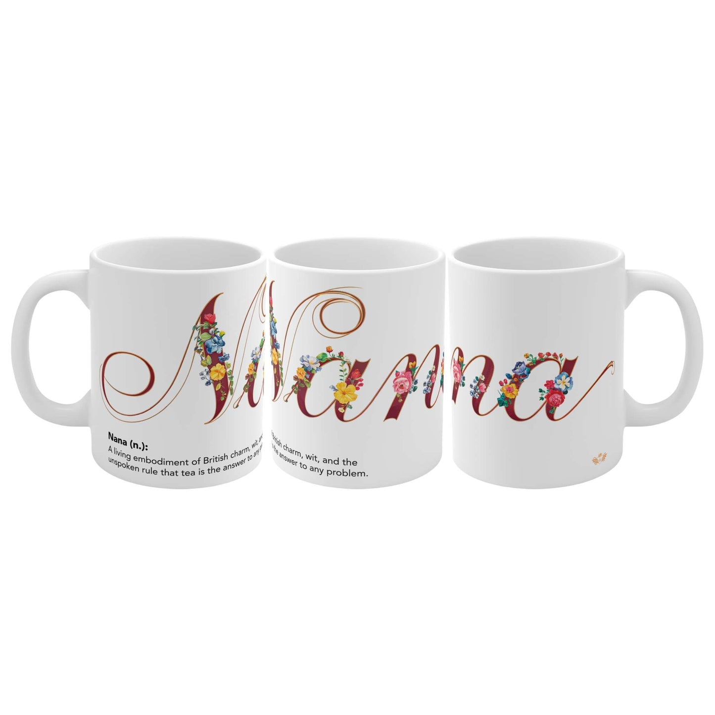 Nana Floral Mug - 01