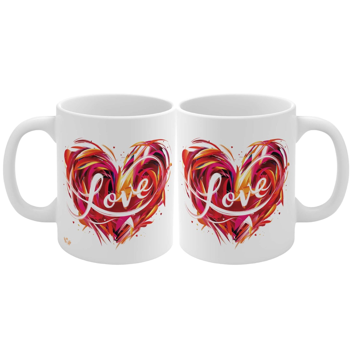 Radiant Hearts Love Ceramic Mug - 03
