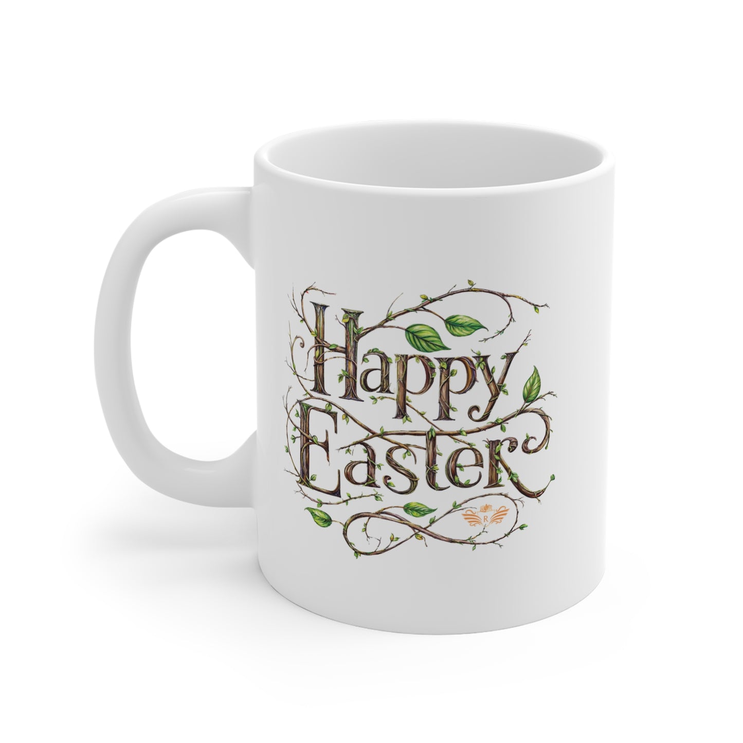 Vintage Elegance Easter Golden Patterns Egg Mug - 02