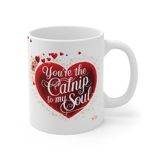 Purrfect Love: You're the Catnip to my Soul Mug - 2
