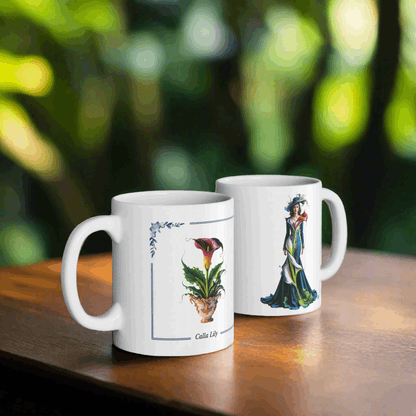 Calla Lily Elegance Fashion Mug - 05