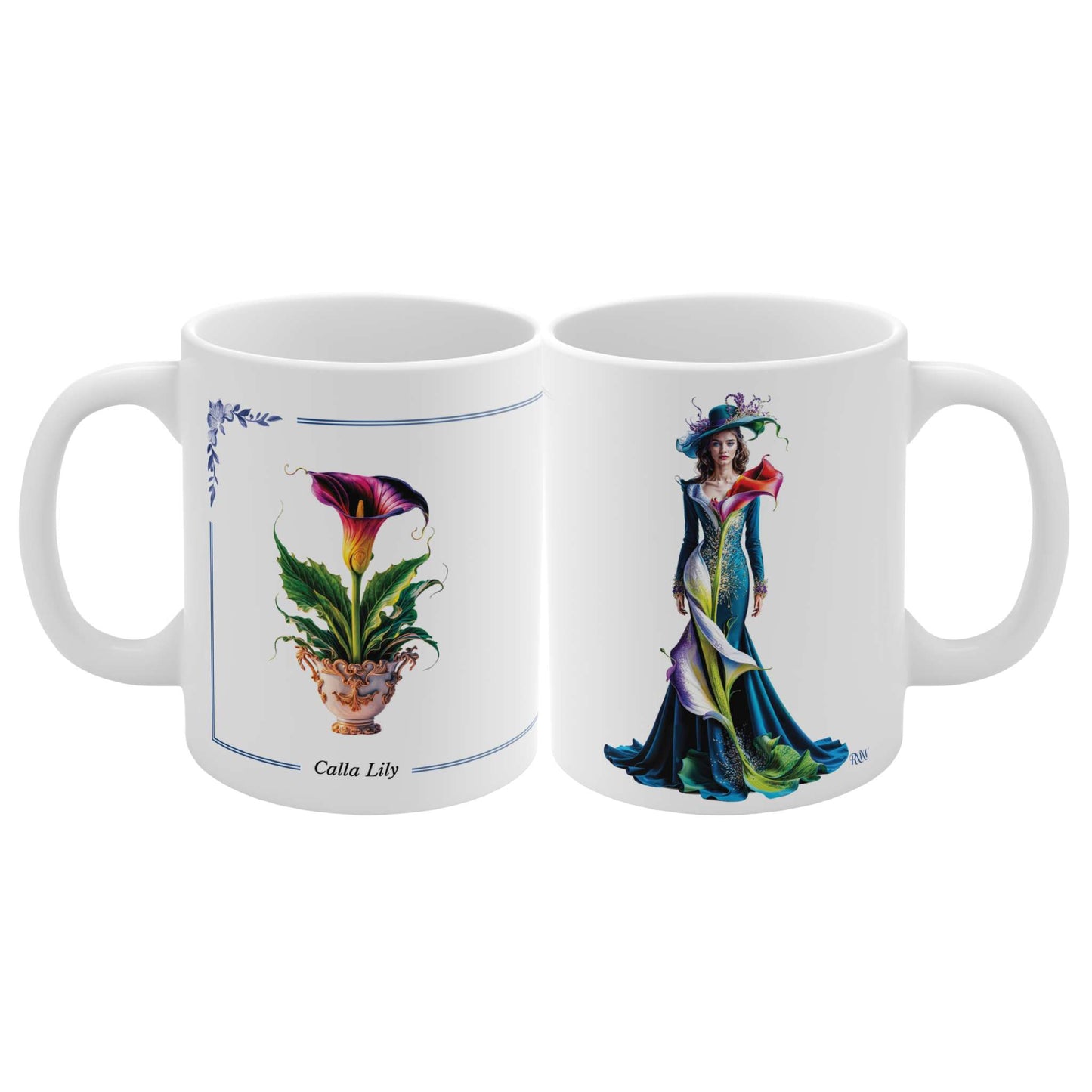 Calla Lily Elegance Fashion Mug - 03