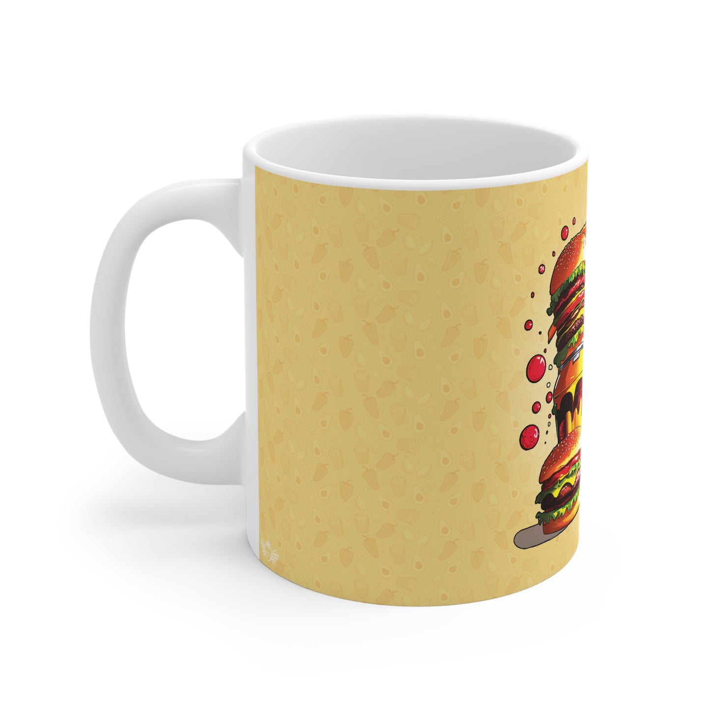 The Comfort Food Designer Mug with Letter B-2