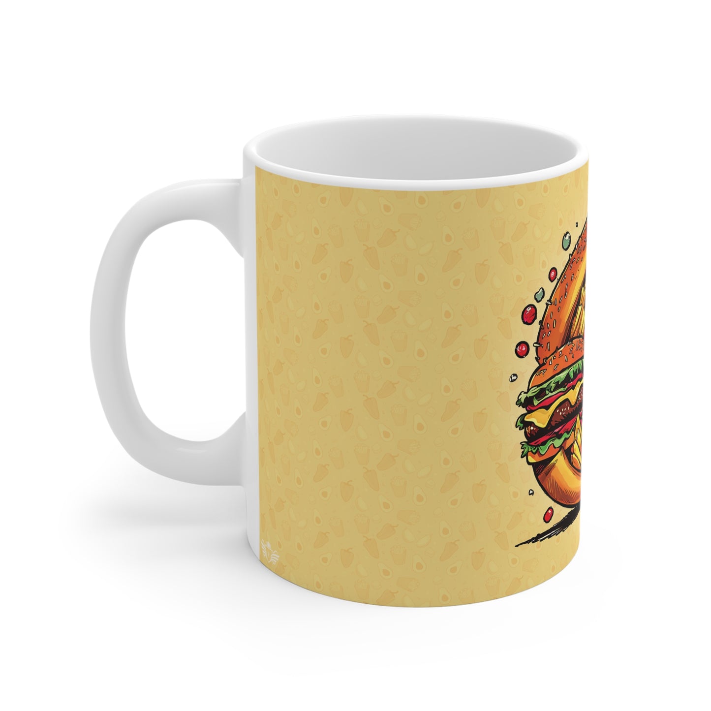 The Comfort Food Designer Mug with Letter C-2