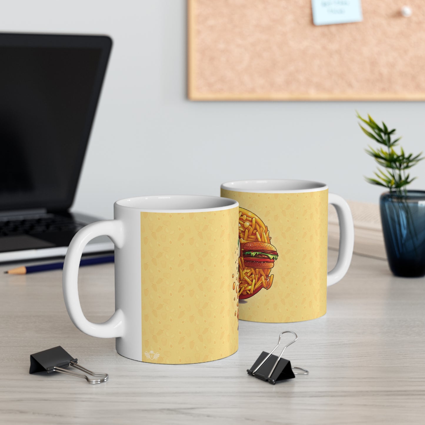 The Comfort Food Designer Mug with Letter D-5