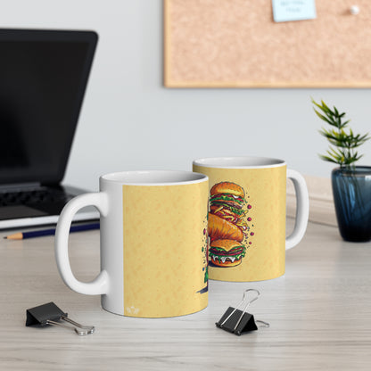 The Comfort Food Designer Mug with Letter H-5