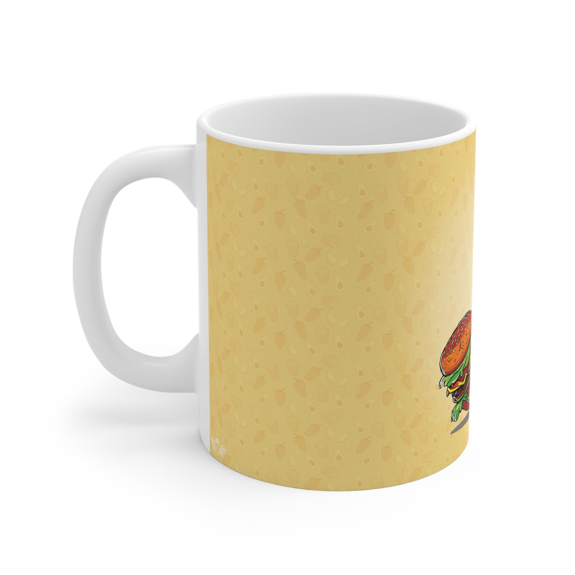 The Comfort Food Designer Mug with Letter J-2