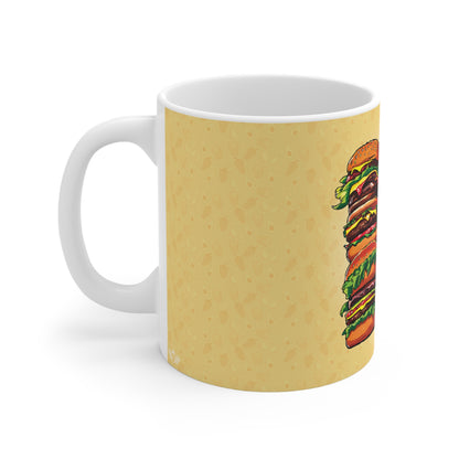 The Comfort Food Designer Mug with Letter K-2