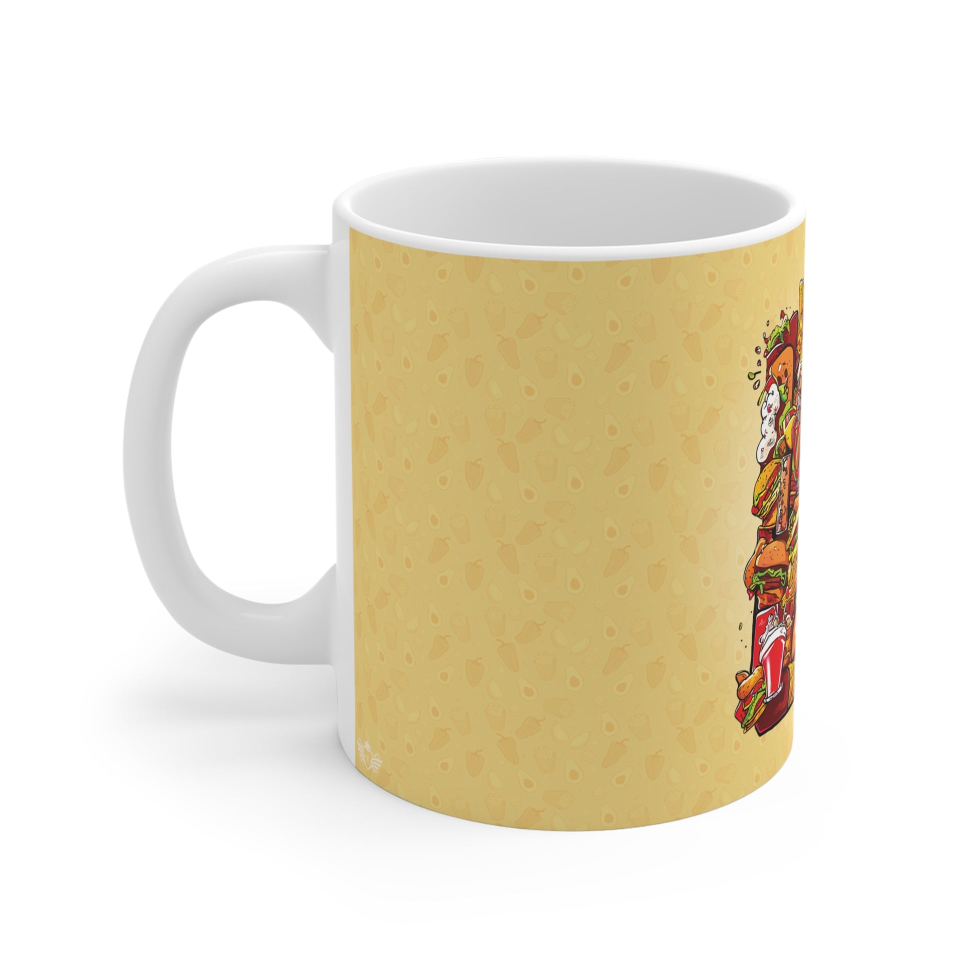 The Comfort Food Designer Mug with Letter L-2