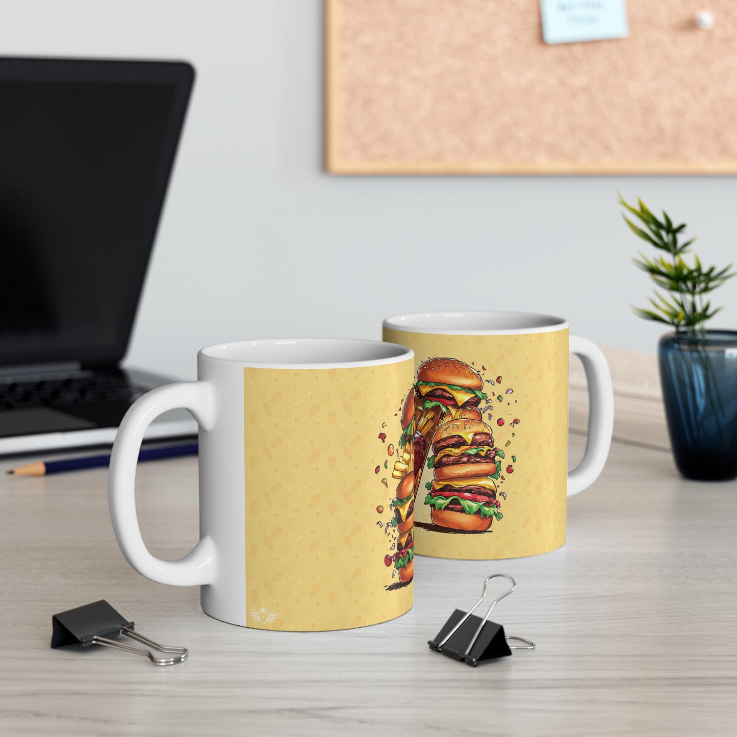 The Comfort Food Designer Mug with Letter M-5