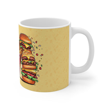 The Comfort Food Designer Mug with Letter M-3