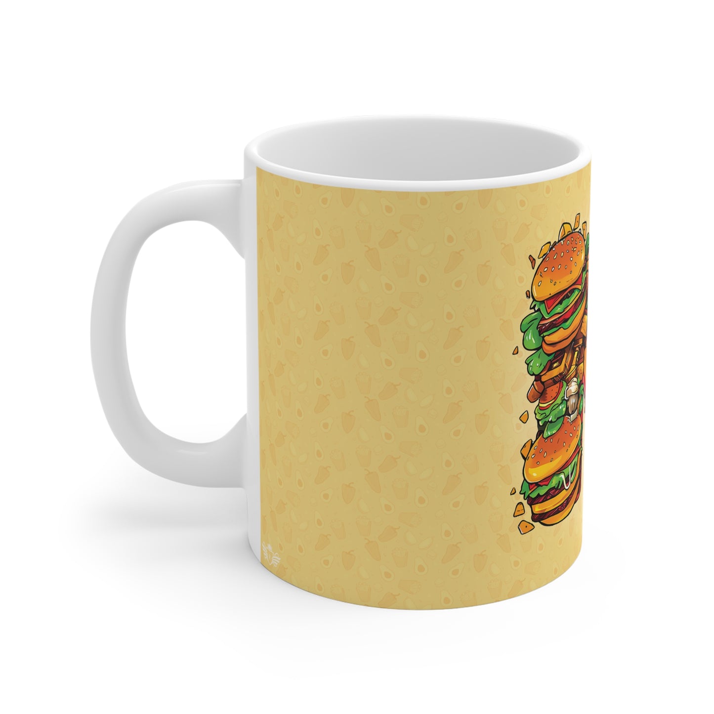 The Comfort Food Designer Mug with Letter N-2