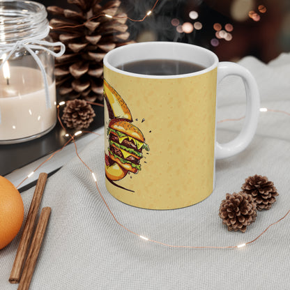 The Comfort Food Designer Mug with Letter O-4