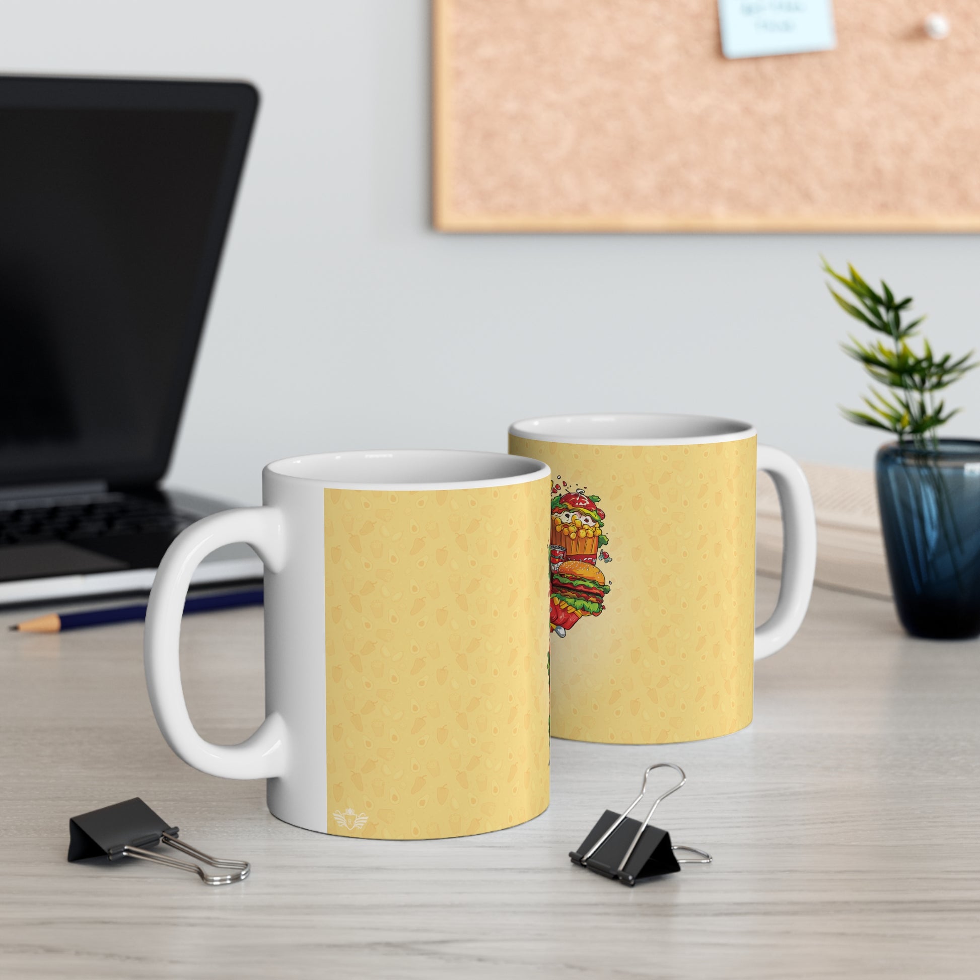 The Comfort Food Designer Mug with Letter P-5