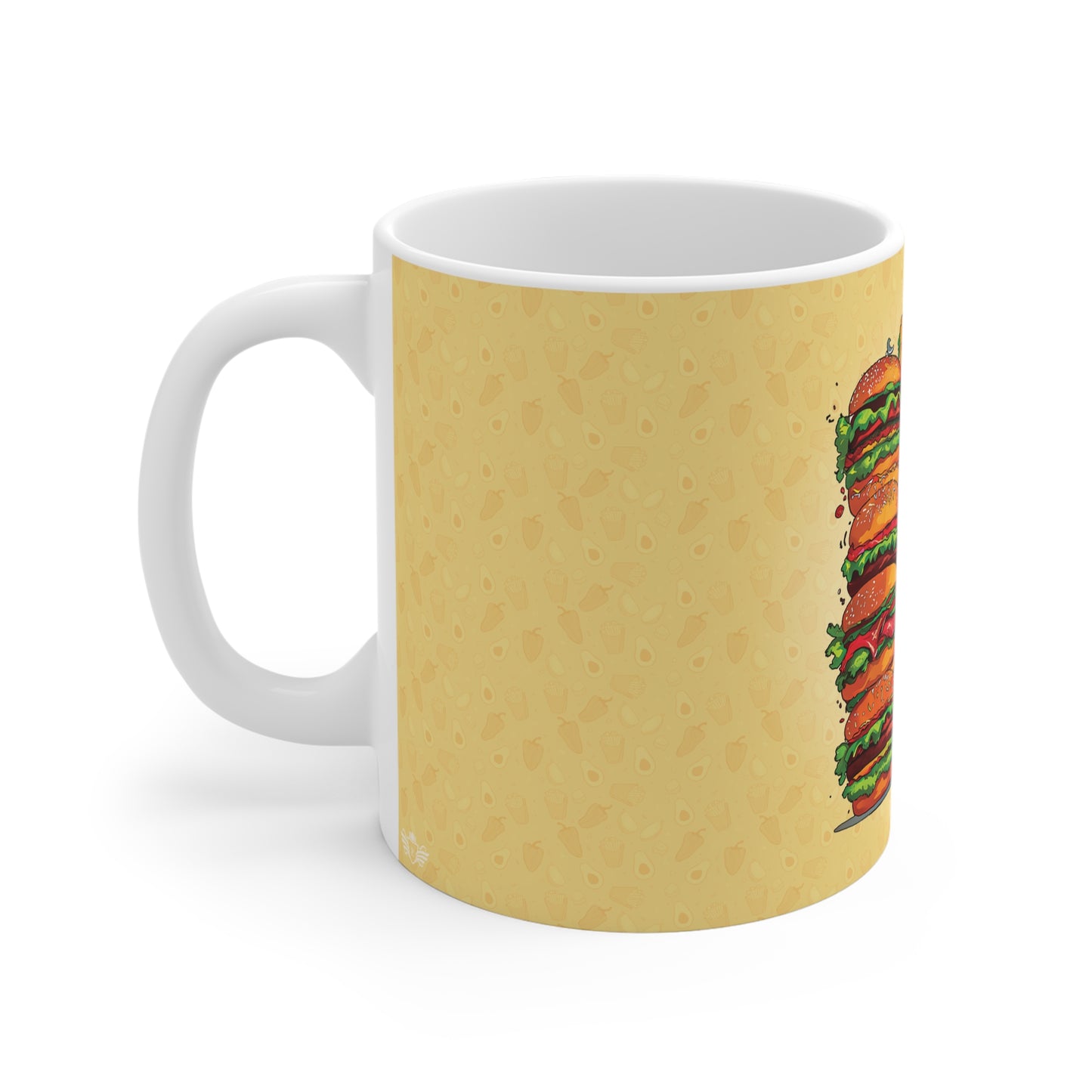 The Comfort Food Designer Mug with Letter P-2