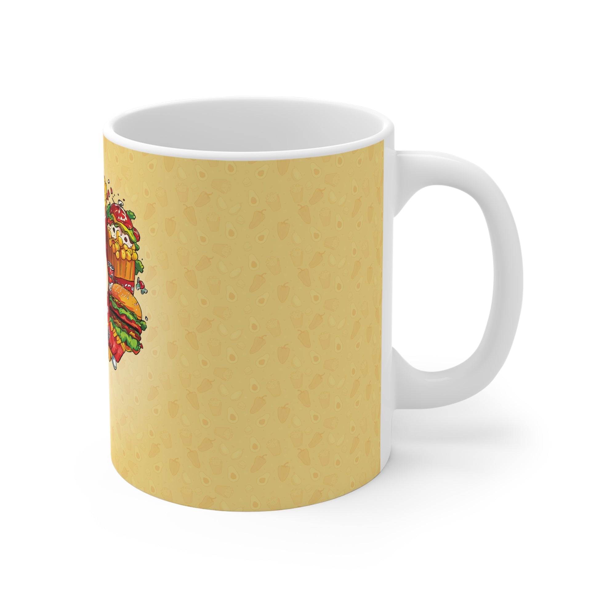 The Comfort Food Designer Mug with Letter P-3