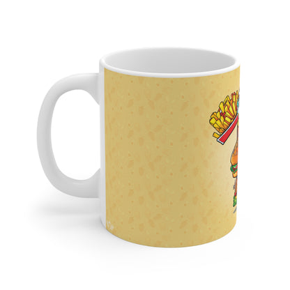 The Comfort Food Designer Mug with Letter T-2