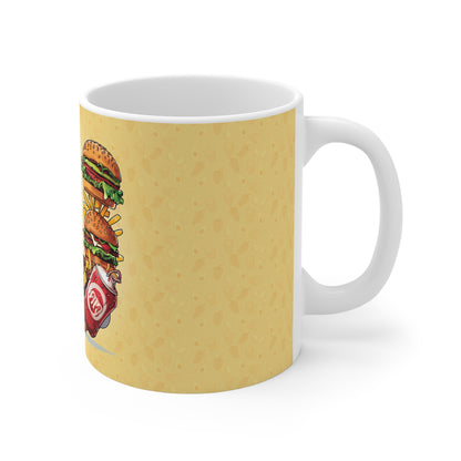 The Comfort Food Designer Mug with Letter U-3