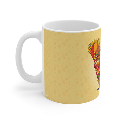 The Comfort Food Designer Mug with Letter V-2