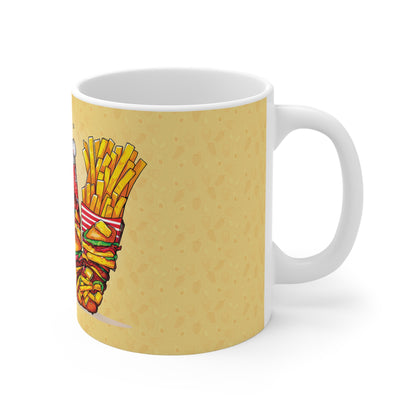 The Comfort Food Designer Mug with Letter W-3