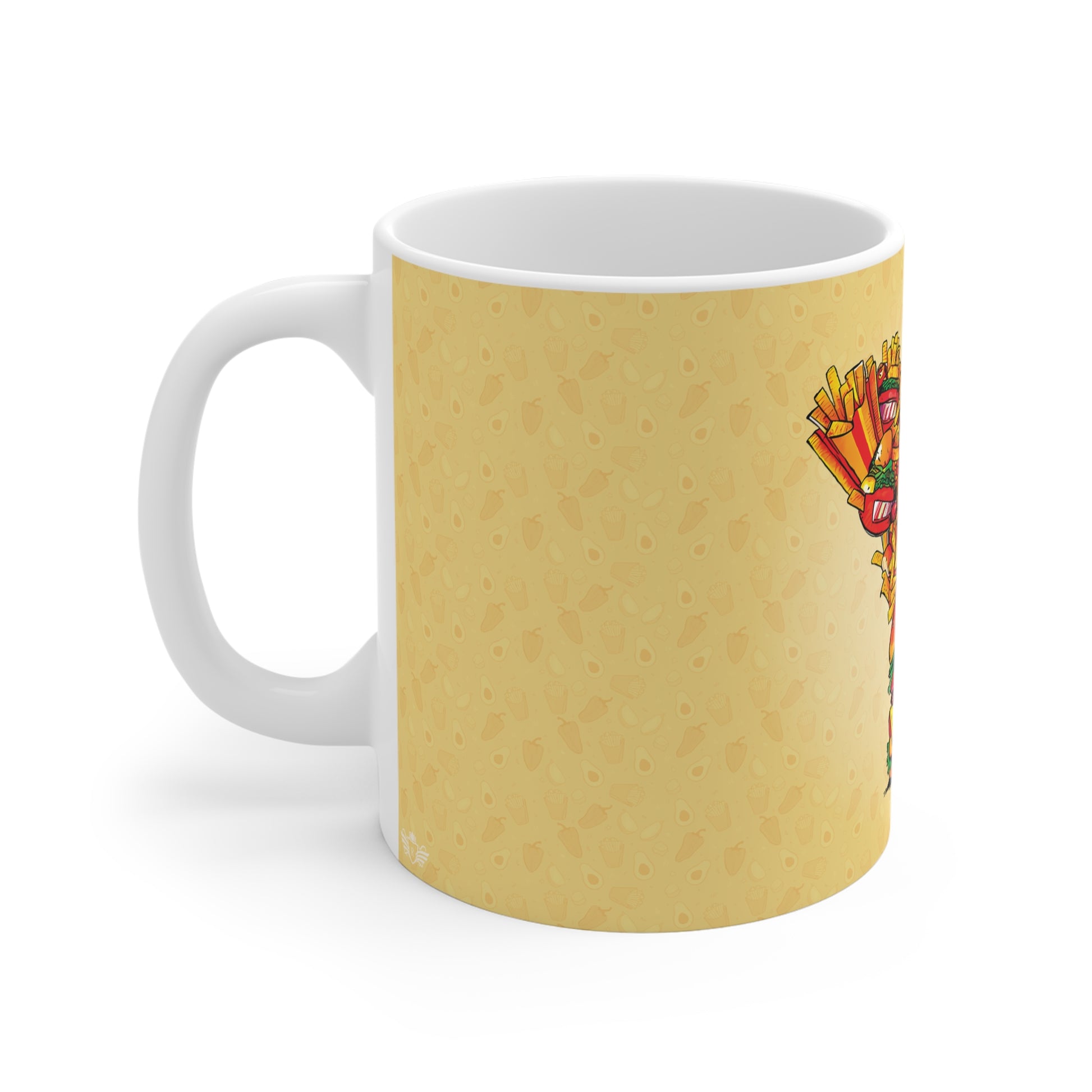 The Comfort Food Designer Mug with Letter Y-2