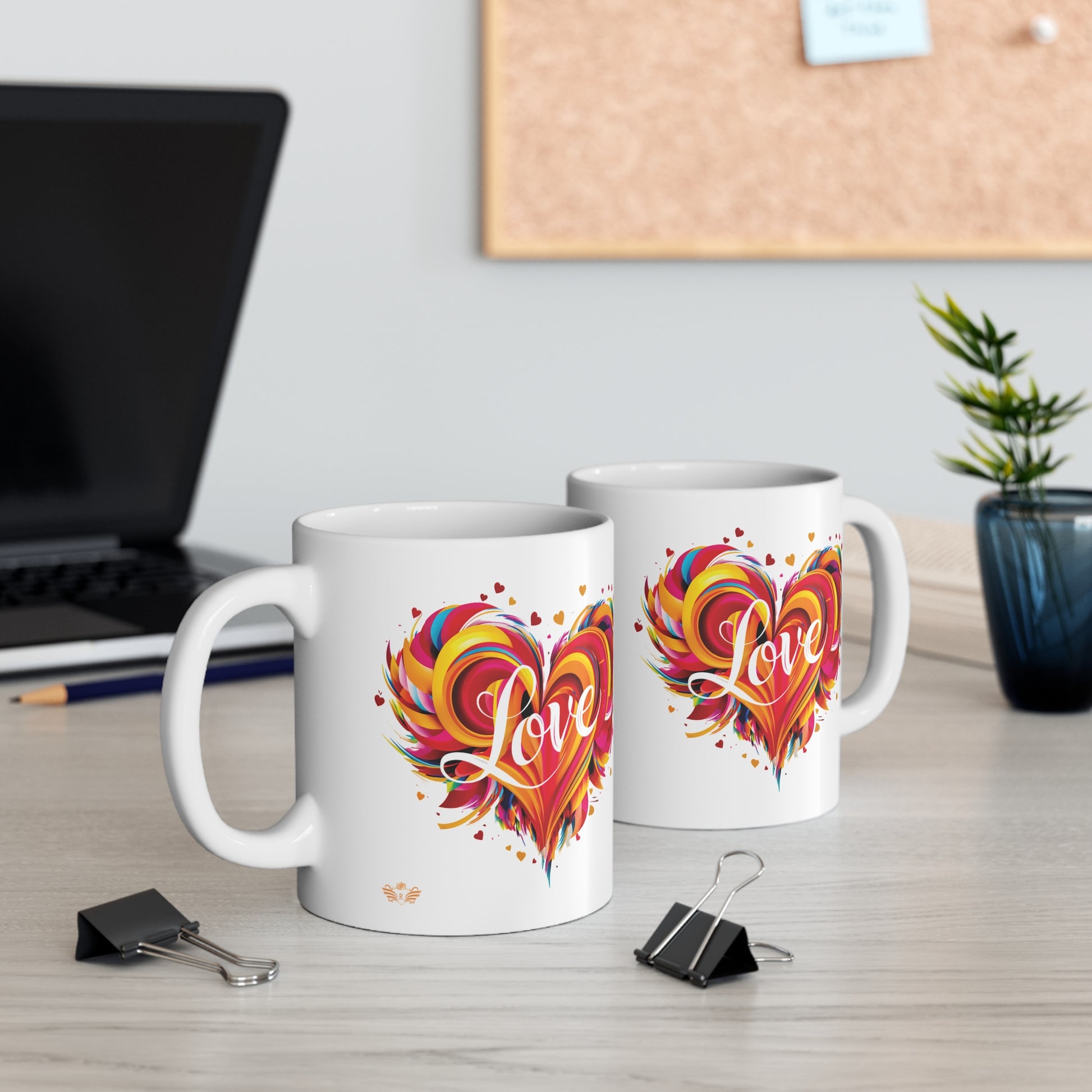 Contemporary Hearts Love Mug - 05