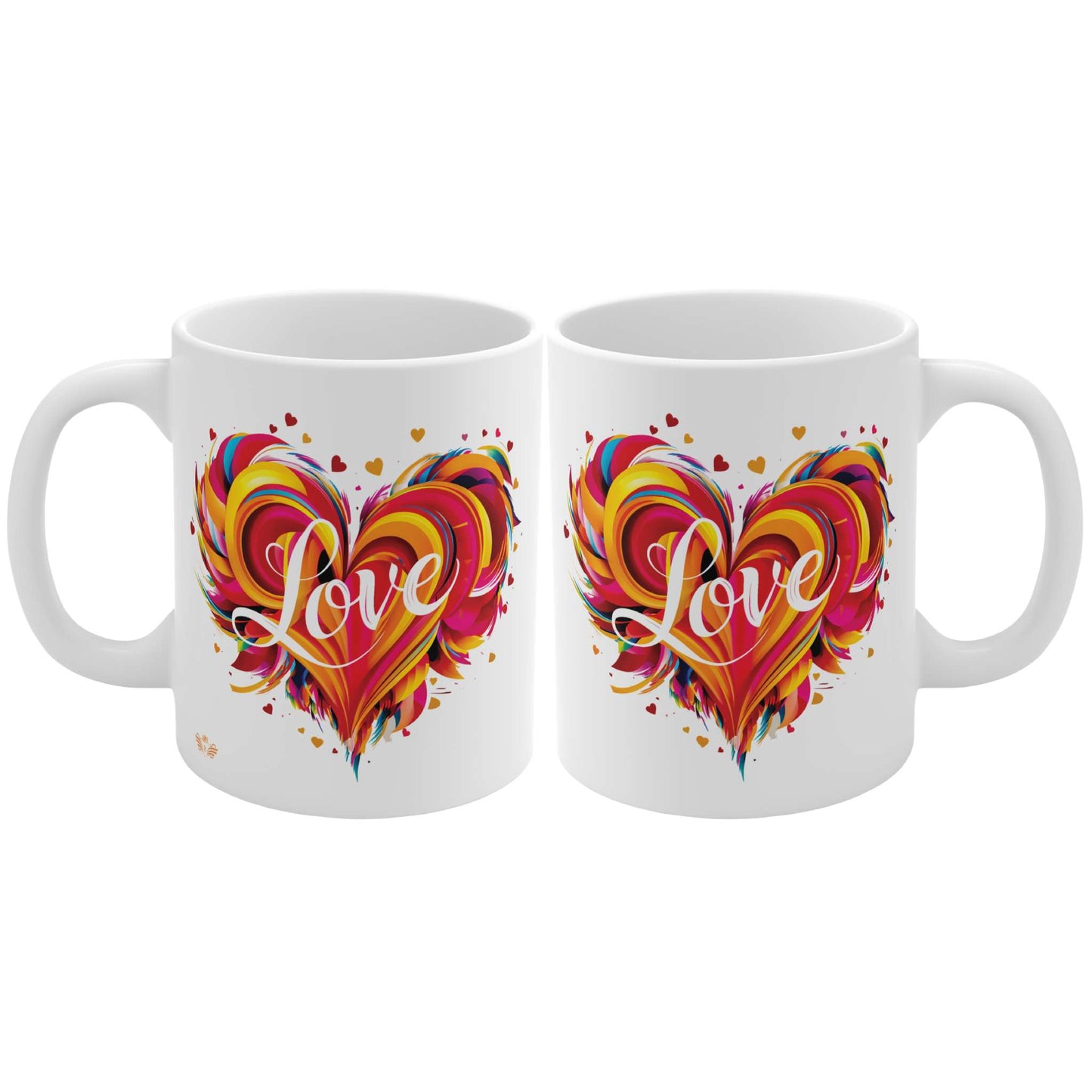 Contemporary Hearts Love Mug - 03