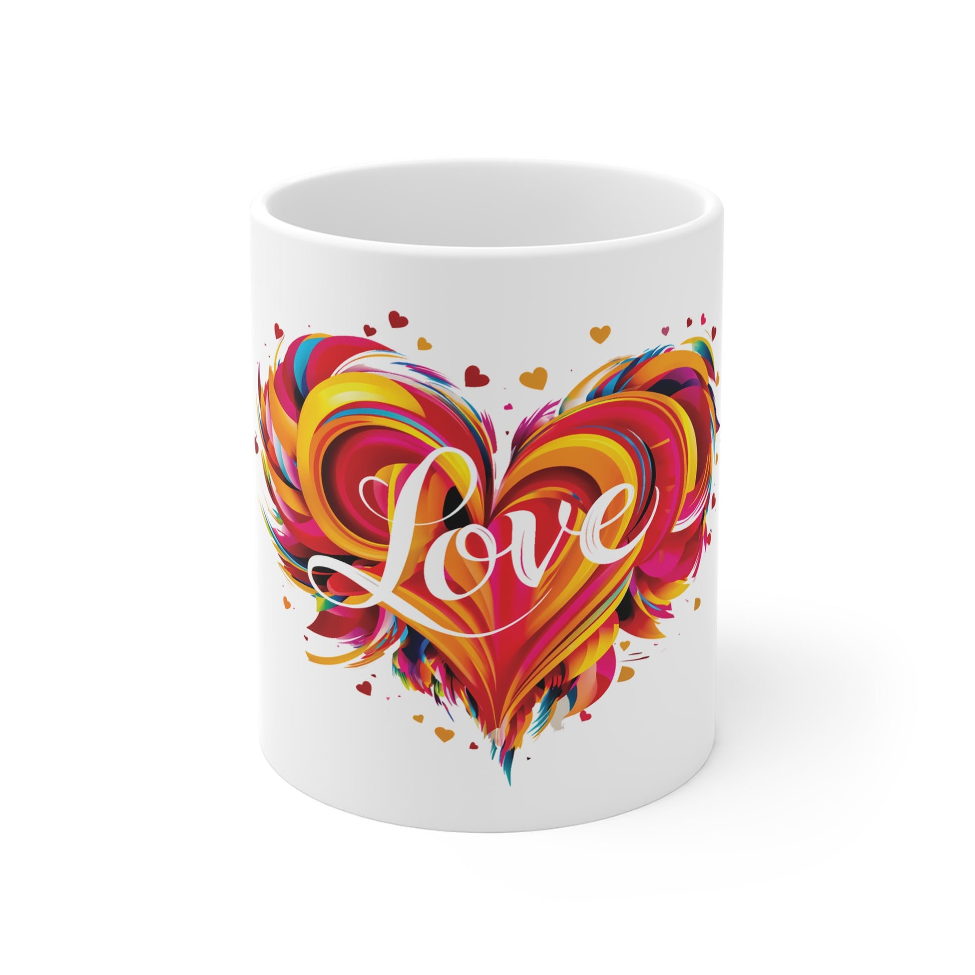 Contemporary Single Heart Love Mug – 01