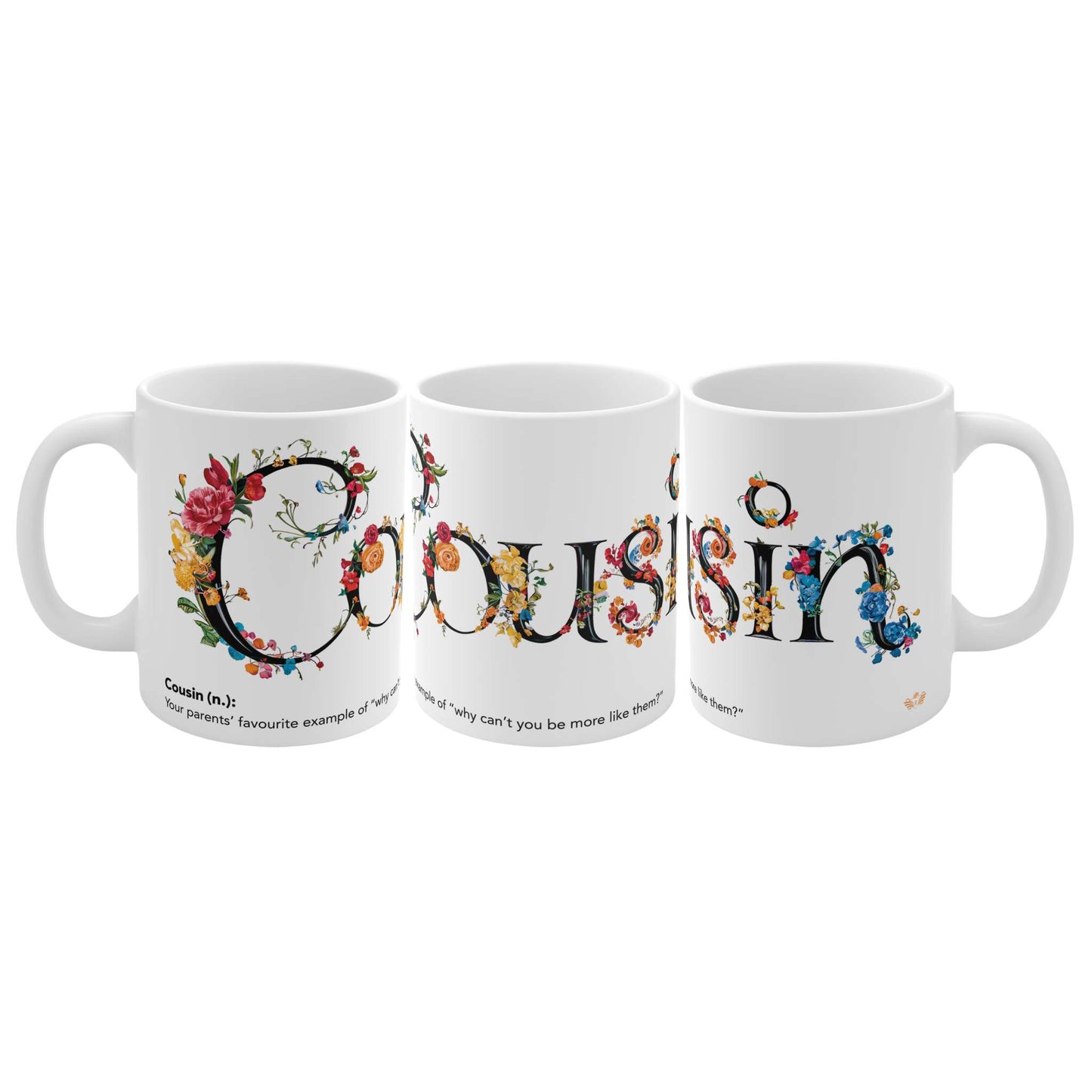 Cousin Floral Mug - 01