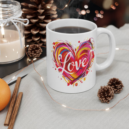 Dynamic Hearts Love Mug – 04