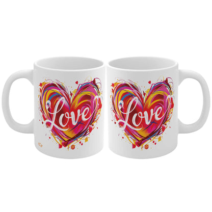 Dynamic Hearts Love Mug – 03