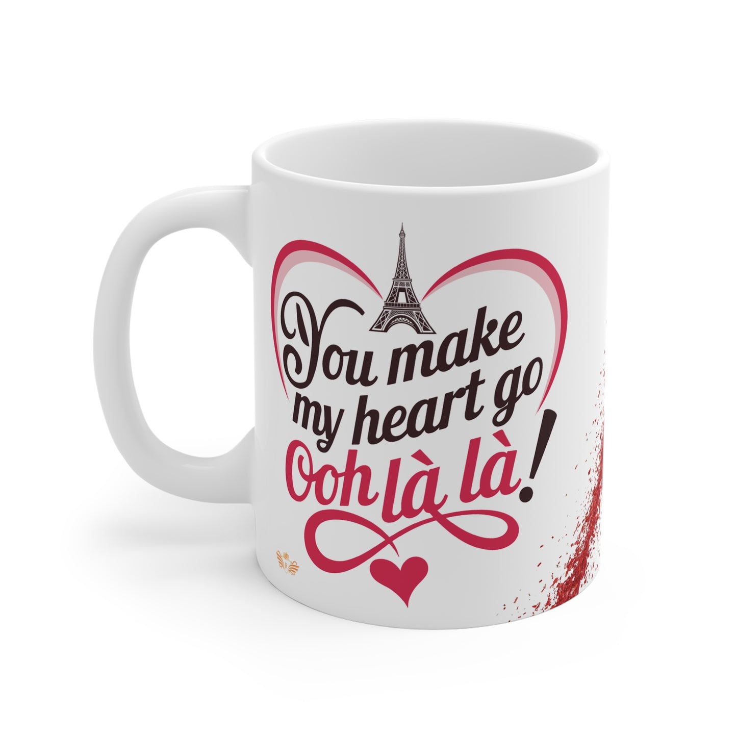 French Love Mug: You make my heart go ooh là là! - 02