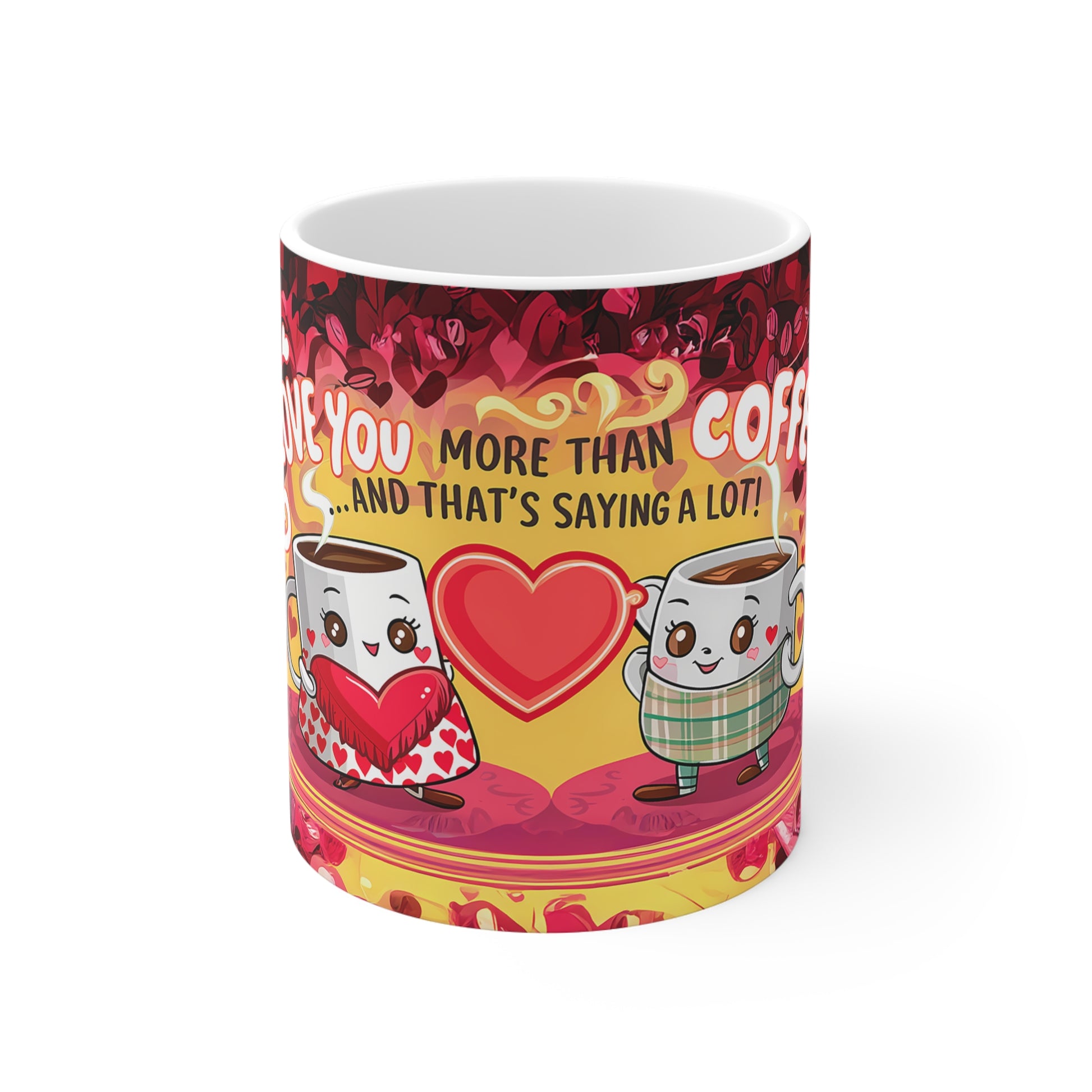 I Love You More Than Coffee: The Perfect Pair Mug - 1