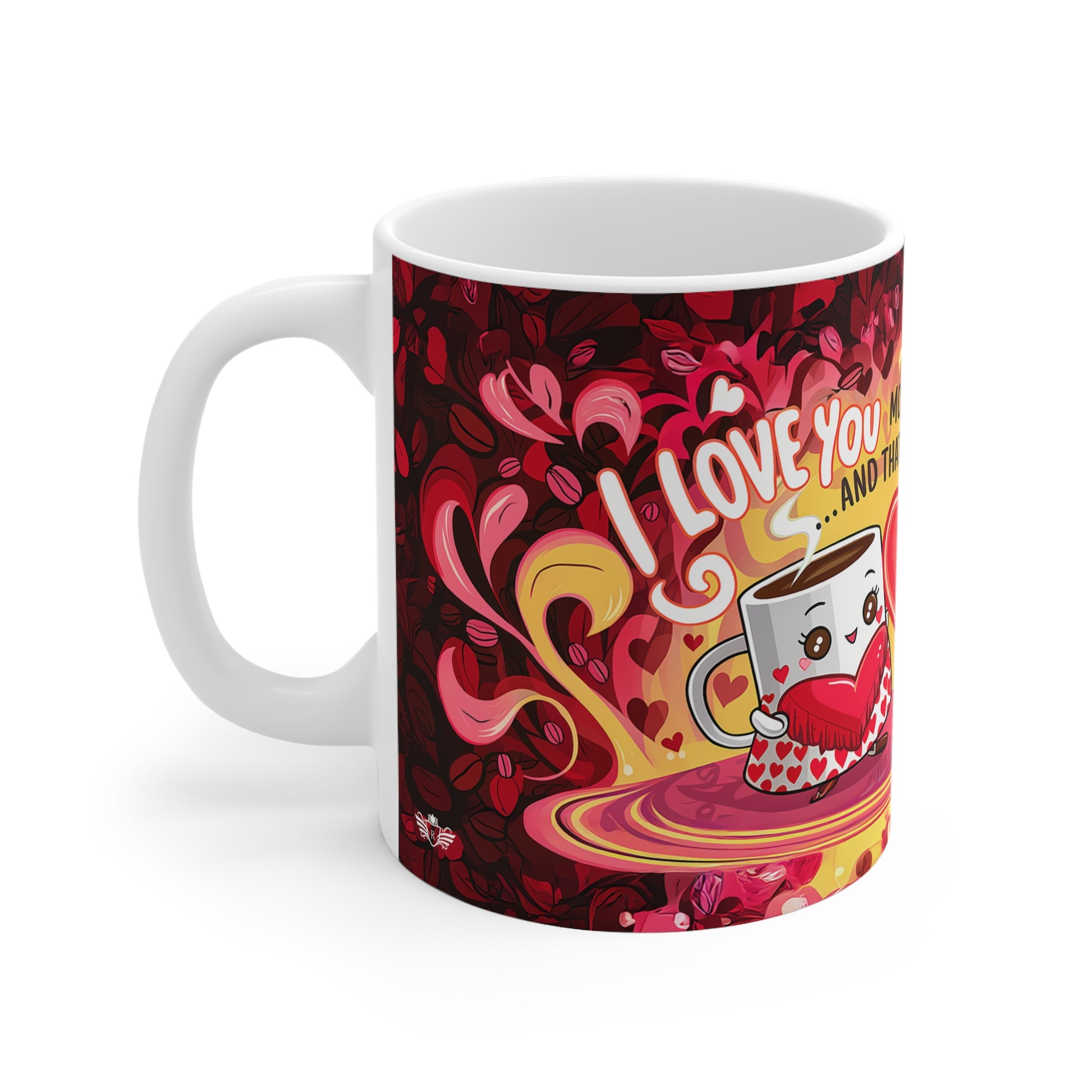 I Love You More Than Coffee: The Perfect Pair Mug - 2