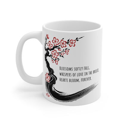 Japanese Love Mug: Love Beneath the Cherry Tree - 02