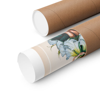 Lily of the Valley Flower Fashion Poster