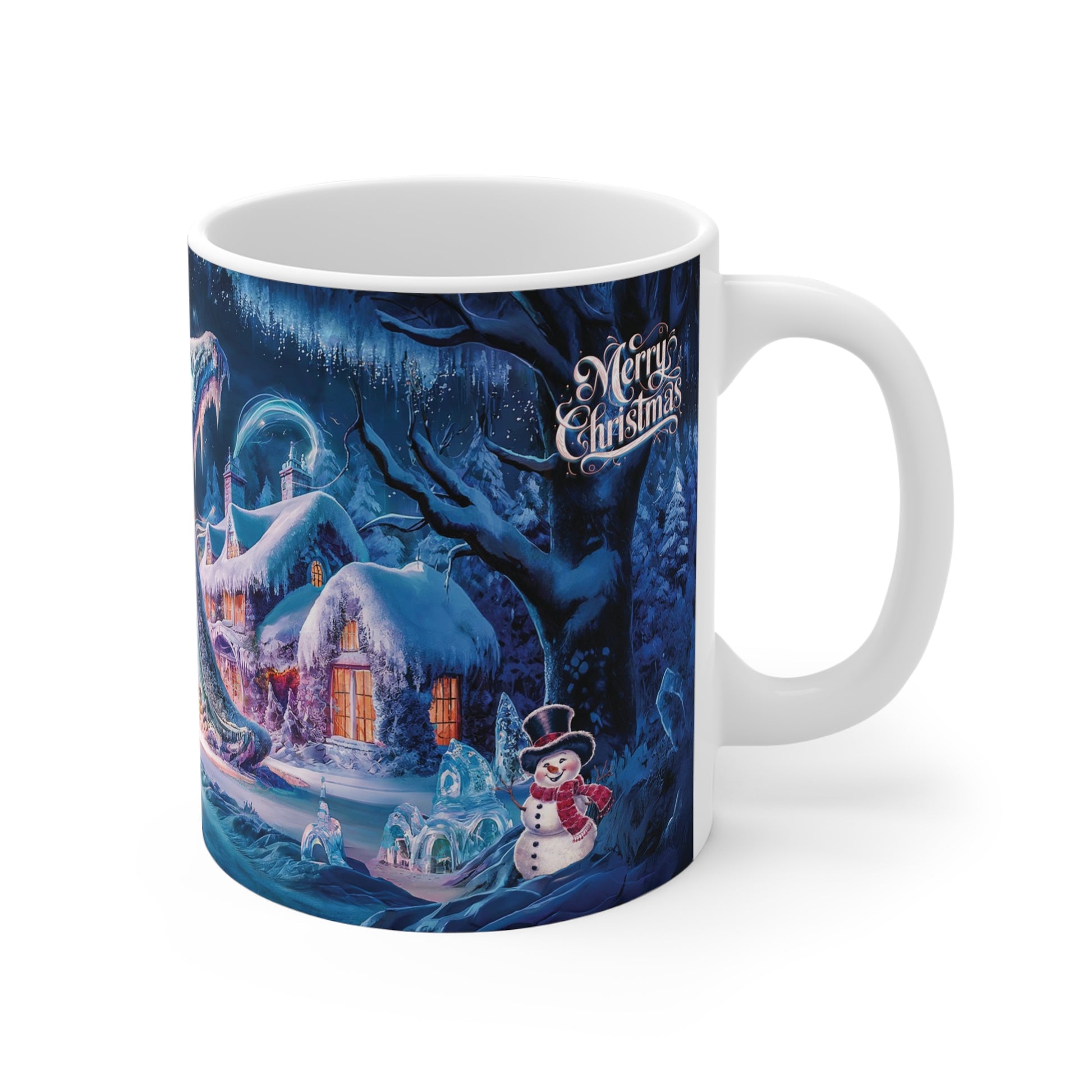 Magical Christmas Alphabet Ceramic Mug Letter K Edition-3