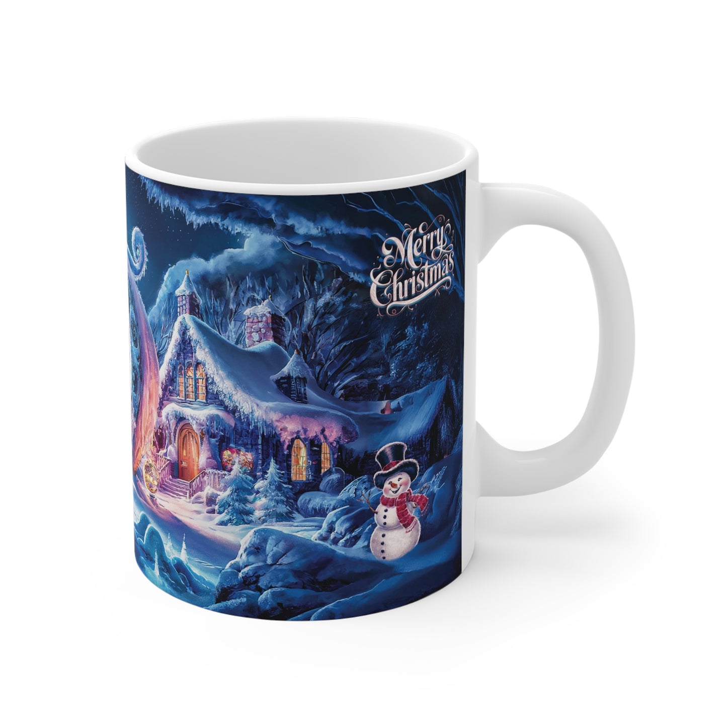 Magical Christmas Alphabet Ceramic Mug Letter O Edition-3