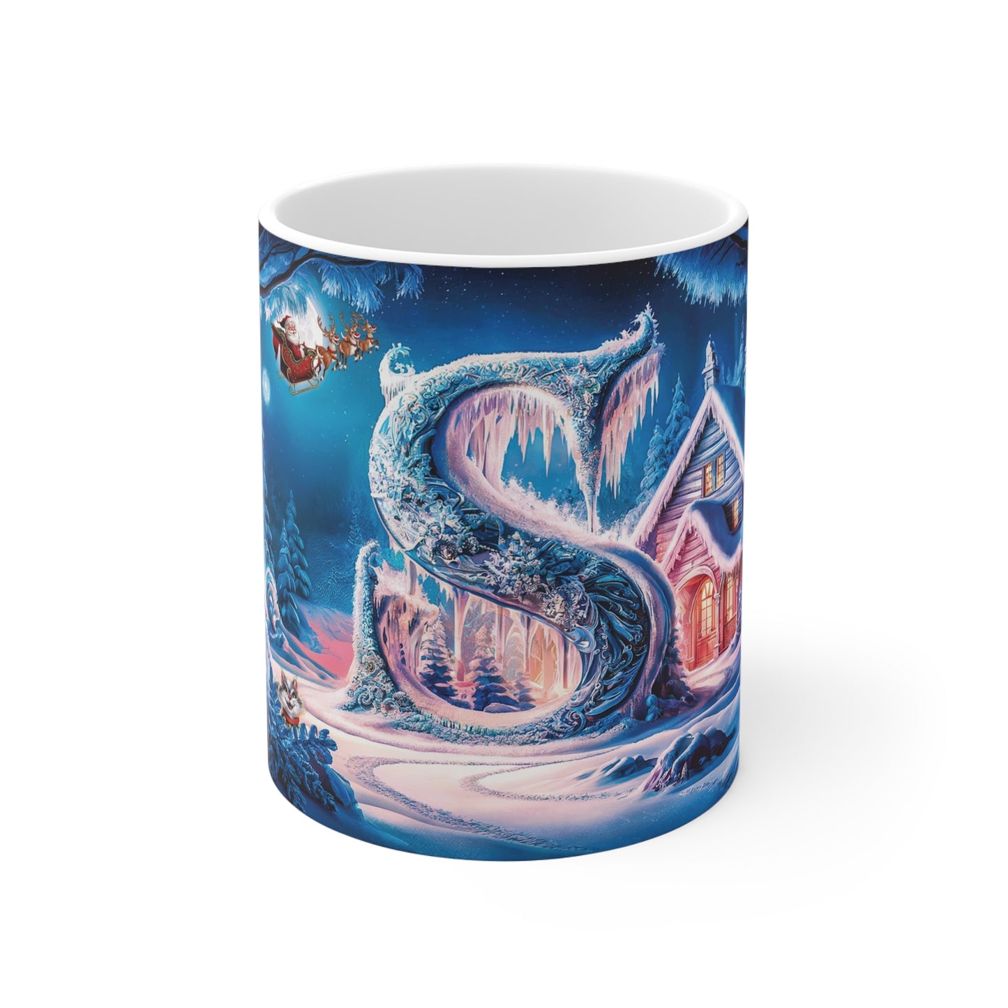 Magical Christmas Alphabet Ceramic Mug Letter O Edition-1