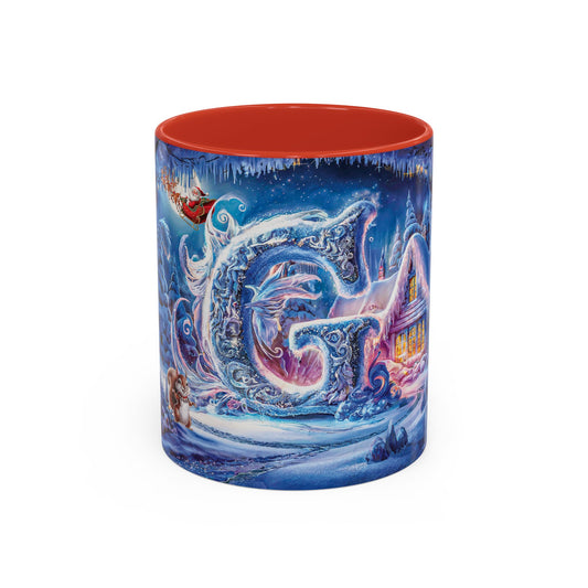 Mug with Christmas-themed design