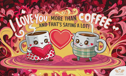 I Love You More Than Coffee: The Perfect Pair Mug - Video